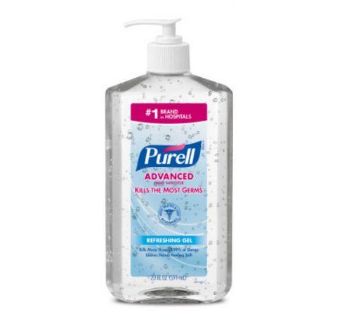 Purell Advanced Instant Hand Sanitizer 20oz Pump Bottle 12ea/cs