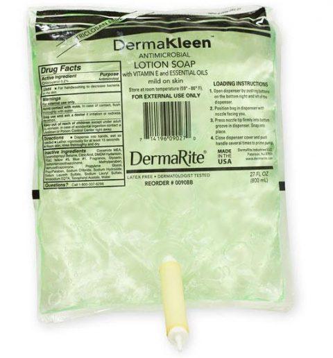Soap, Antimicrobial Lotion Soap, DermaKleen, Traditional Bag-n-Box 800ml 12ea/cs