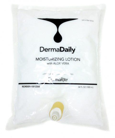 DermaDaily Lotion w/Aloe, Traditional Bag-N-Box 1000ml. 10/cs