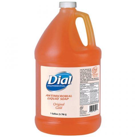 Dial Liquid Hand Antimicrobial Soap with Triclosan Gallons - 4ea/cs