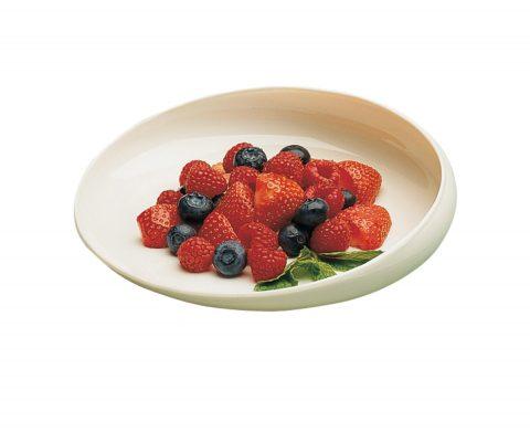 Round Scoop Dish Ivory Pk/5