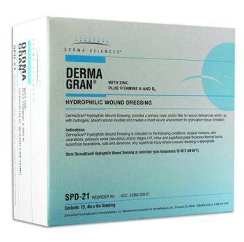 Dermagran Hydrophilic Wound Dressing 4"x4"15ea/bx - 4bx/cs