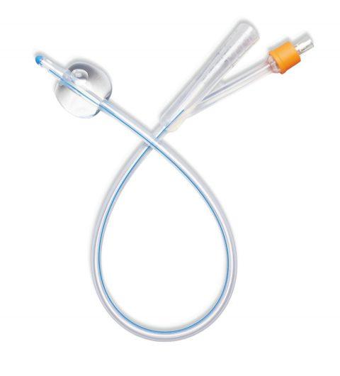 Silastic Foley Catheter 20fr 5cc Short Round Tip 10ea/bx