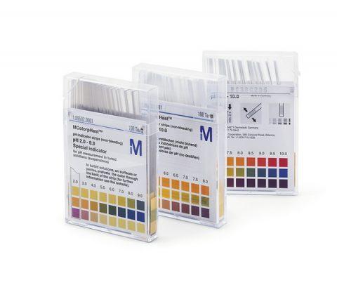 MColorpHast colorpHast pH Test Strips (non-bleeding), 0.0-6.0, 100/bx 6bx/cs