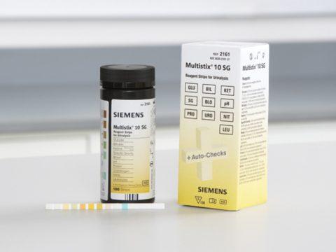 Multistix 10 SG Reagent Strips 100/bt
