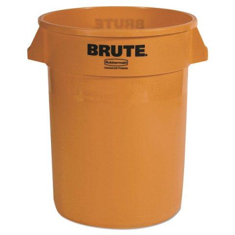 Brute Container 32 GAL Yellow Color 6/cs