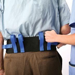 POSEY Deluxe Gait/Transfer Belt, Quick-Release Buckle Fits 28" to 55" Waist