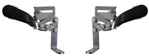 Brake Assembly, Detachable Desk Arms, Left, Chrome Sport