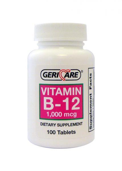 Vitamin B-12 1000mcg Tablets 100's