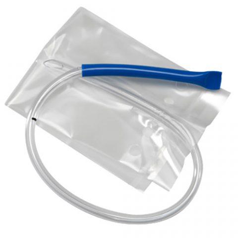 Flatus Bag, Vinyl, Rectal Tube 24 Fr 19" w/ Pre-lubed Tip 50/cs