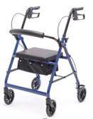 Rollator Steel (Pu Seat) Standard 300lb Cap