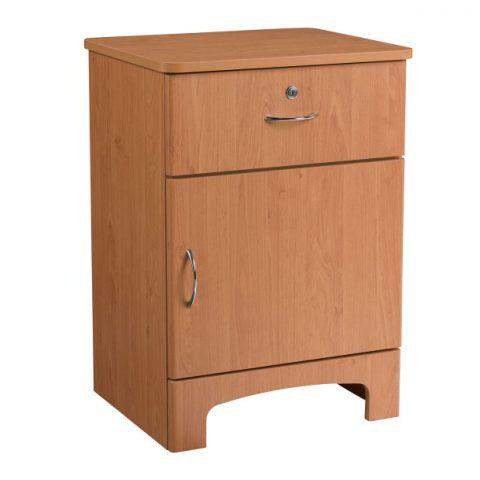 Oslo Bedside Cabinet 1 Door 1 Drawer Oak