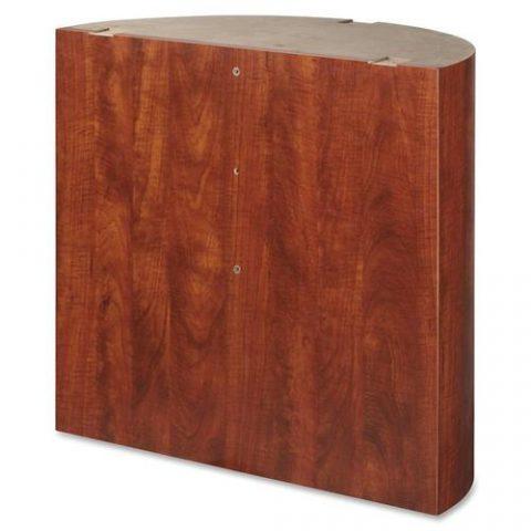 Curved Base Conference Table Cherry