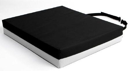 Protekt Foam Cushion w/Stretch Cover Black 20"x 18"x 3" Safety Buckle 250lb Cap