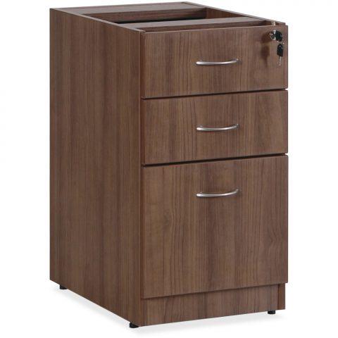 Pedestal File BBF Walnut Fixed