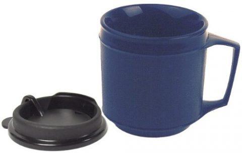Insulated Cup with No Spill Lid Blue 8oz
