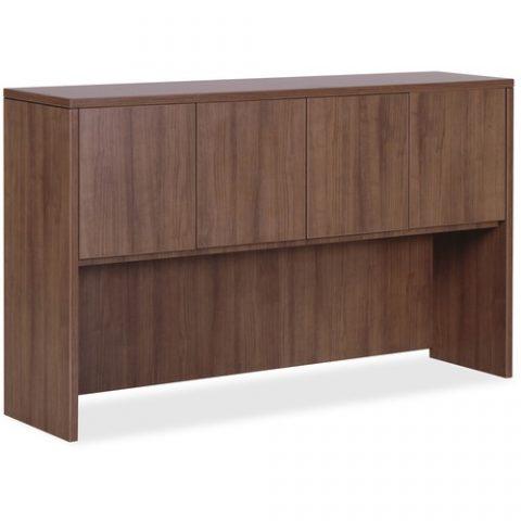 Hutch w Doors 66" Walnut