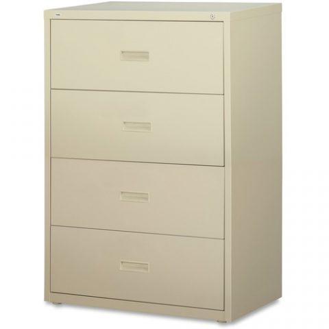 Lateral File 30" 4 Drawer Putty