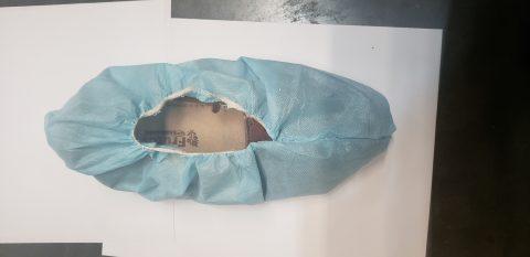 Shoe Covers Non Skid Waterproof Blue - 100ea/pk