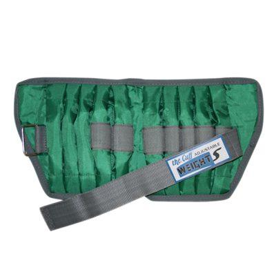 Cando Adjustable Ankle Weight 5 Lb Green