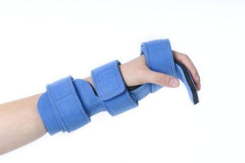 Comfyprene Wrist Cock-Up Orthosis Pediatric Small Light Blue