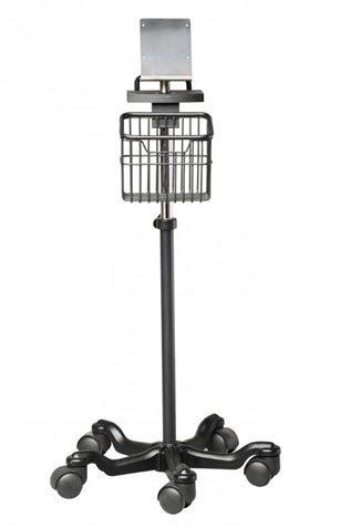 Mobile Stand w/ Cuff Storage Basket for e-sphyg 3 BP Monitor