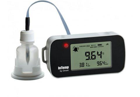 InTEmp Bluetooth CX402 Logger 2M Temp Probe w/15ml Glycol Bottle-T215