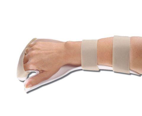 Deluxe Resting Pan Mitt Splint Left Medium