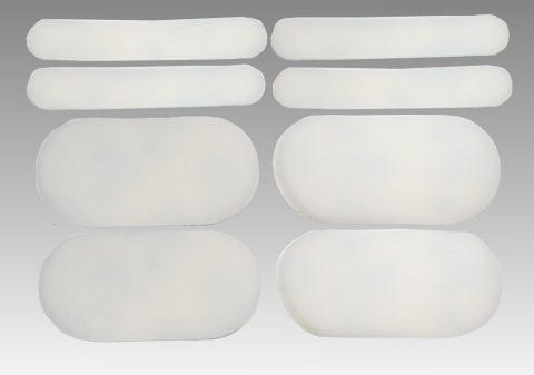 Cush-in-Pads, Oval Foam Pads for Helmets