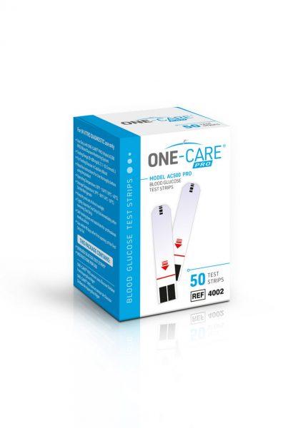 One-Care Pro Glucose Strips (50 strips per EA) - 280ea/bx