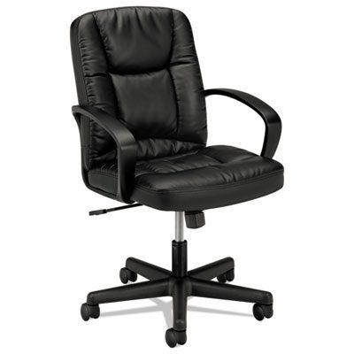Executive Mid Back Leather Chair Weight Cap 250 lbs