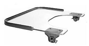 Lap Tray Clear EZ Lock 14"x 9" Cutout