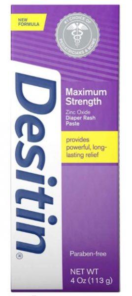 Desitin Ointment Maximum Strength Zinc Oxide 40% 4oz