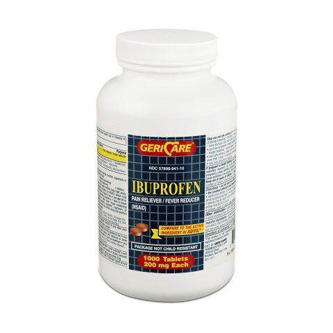 Ibuprofen (Advil Gen.) Tabs, 200mg. 1000's