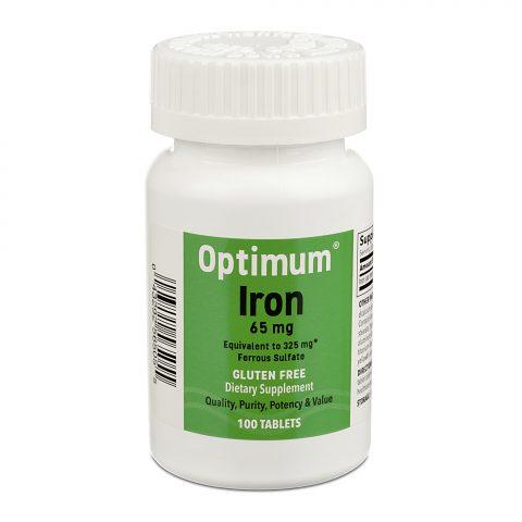 Ferrous Sulfate 325mg Tabs (Supplies 65mg of Iron) 100's
