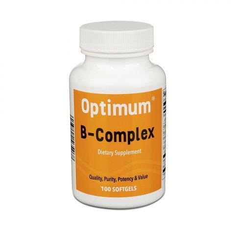 Vitamin B Complex Softgels 100ea/bt