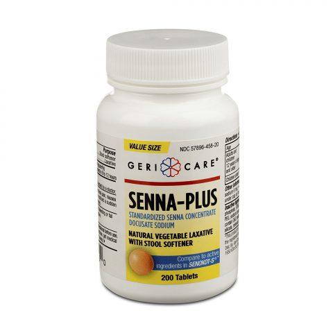 Senokot-S & Peri-Colace Senna Plus Tabs (Docu-50mg/Seno-8.6mg) Vegetable Laxative 200's