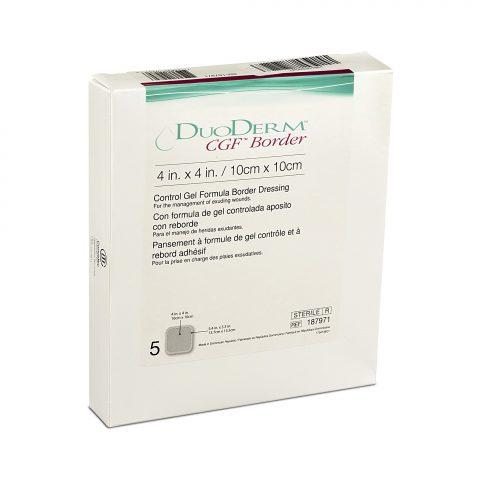 Duoderm CGF Border Sterile Dressing 4" x 4" 5ea/bx