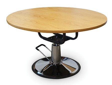 Round Hydraulic Work Table 48"