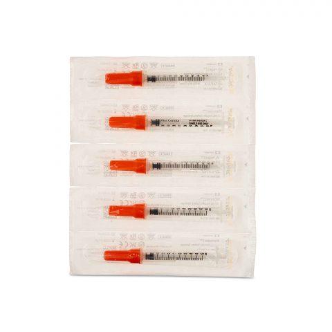 Syringes Safety Insulin 1/2cc 29g x 1/2" 100ea/bx