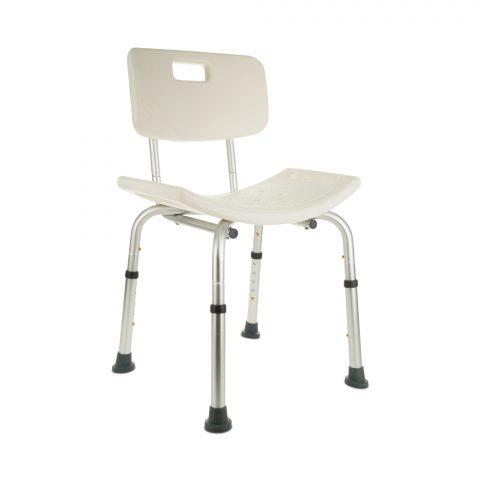 Bath Bench w/Back Standard 300lb Capacity - 4ea/cs