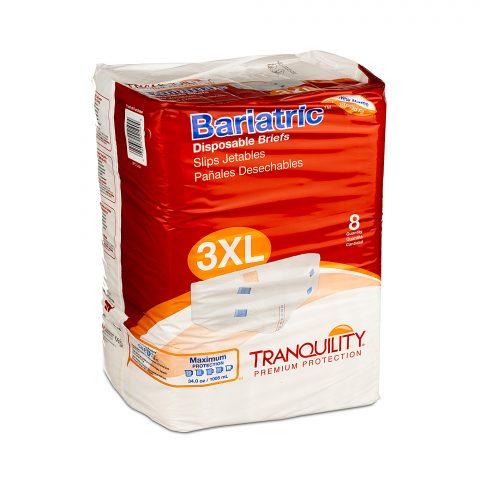 Tranquility Bariatric Disposable Brief 3X-Large 64" to 96" - 8ea/pk 4pk/cs