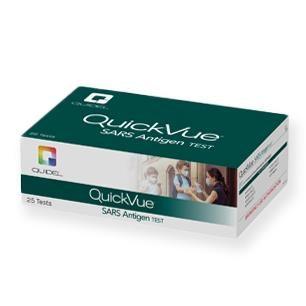 QuickVue SARS Antigen Dipstick Covid-19 Test Kit CLIA Waived Only/No Returns - 25ea/bx