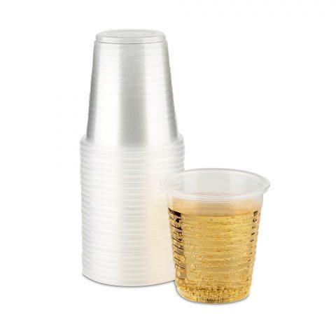 Cups Clear Plastic Cold 3.5oz - 100ea/bg