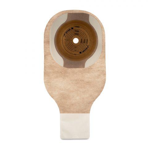 Premier One-Piece Drainable Ostomy Pouch Flat Flextend Barrier Clamp Closure Tape 2-1/2" - 10/bx