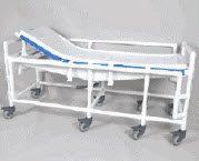 Bariatric Shower Gurney Adjustible Reclining Headrest 600lb Cap