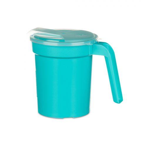 Carafe with Handle & Lid Turquoise 32oz 100/cs