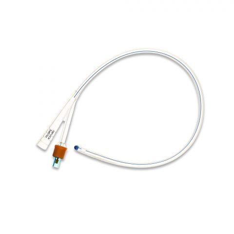 Foley Catheter, 100% Silicone, 5cc 2-Way 16fr 10/bx