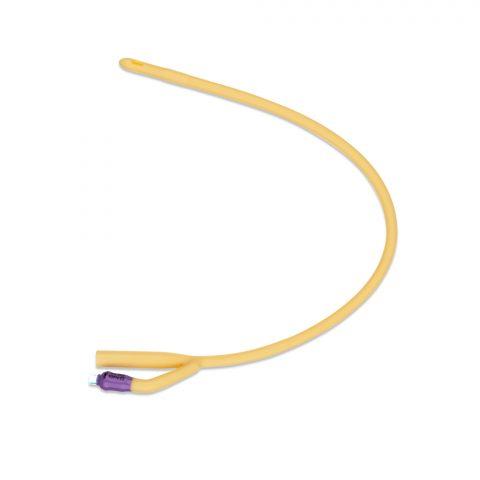 Foley Catheter, Silicone Coated Latex, 2Way 5cc 22fr 10/bx