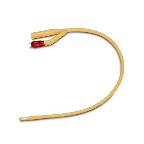Foley Catheter, Silicone Coated Latex, 2Way 5cc 18fr 10/bx